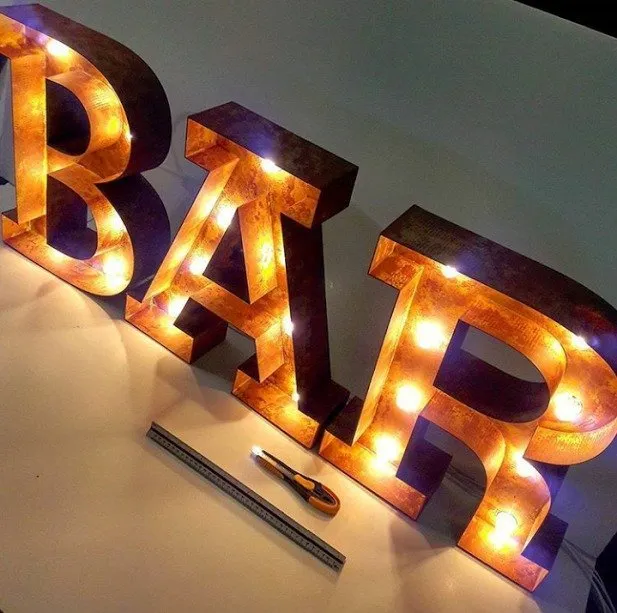 letras bar corporeas con luces efecto chapa oxido D NQ NP 644013 MLA25943118286 092017 F 960w